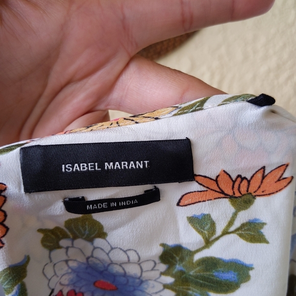 Isabel Marant Ivia Floral Silk Blouse - Picture 4 of 8